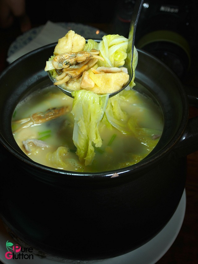 HOME-MADE BEANCURD & CABBAGE BROTH