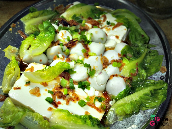Steamed Fishballs & Tofu