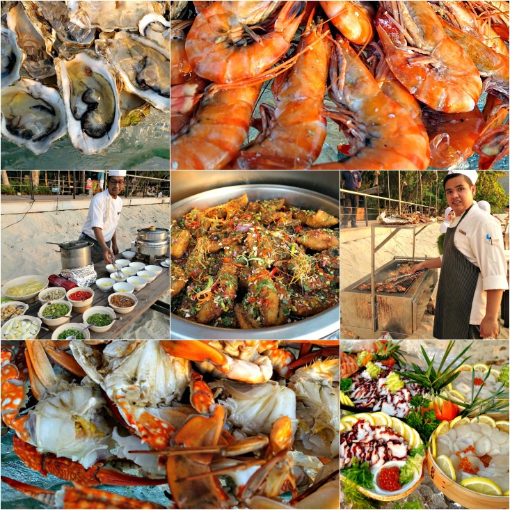 seaside-buffet-collage